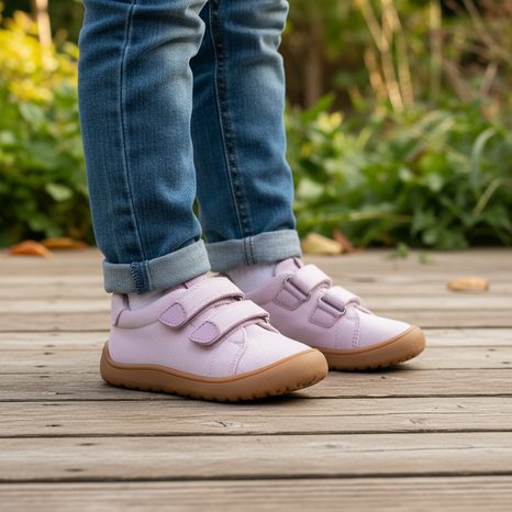 DÍVČÍ BAREFOOT TENISKY KORO LILA PROTETIKA - FIALOVÁ