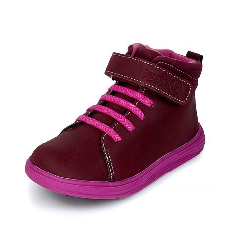 DÍVČÍ CELOROČNÍ BAREFOOT BOTY BUGGA KAMA BURGUNDY B00200-07