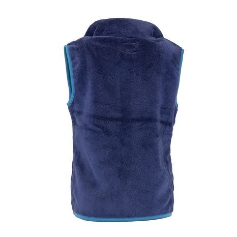 VESTĂ DE BLANĂ PENTRU COPII CU GULER ÎNALT, PIDILIDI, PD1140-35, ALBASTRU ÎNCHIS