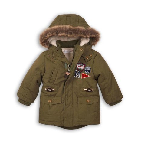 Kabát chlapecký zimní Parka, Minoti, GREAT 2, khaki 