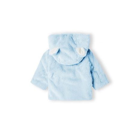 KABÁTEK KOJENECKÝ CHLUPATÝ S PODŠÍVKOU, MINOTI, BABYPREM 28, MODRÁ