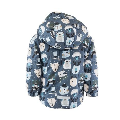 CHLAPČENSKÁ ZIMNÁ BUNDA S KOŽUŠINOU, PIDILIDI, PD1130-02, MODRÁ