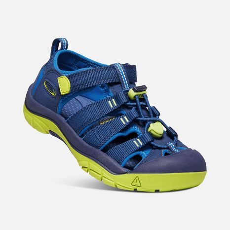 Dětské sandály NEWPORT H2, BLUE DEPTHS/CHARTREUSE, Keen, 1022847/1022834/1022545, modrá