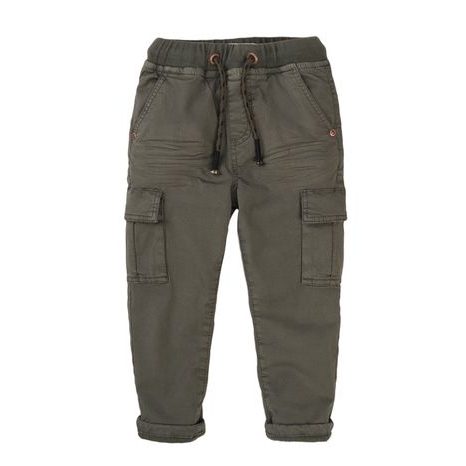 Kalhoty chlapecké podšité, Minoti, 7BLCOMBAT 4, khaki