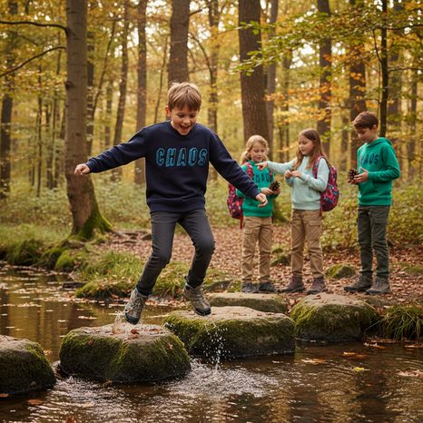 MIKINA CHLAPECKÁ, MINOTI, PORT 10, MODRÁ