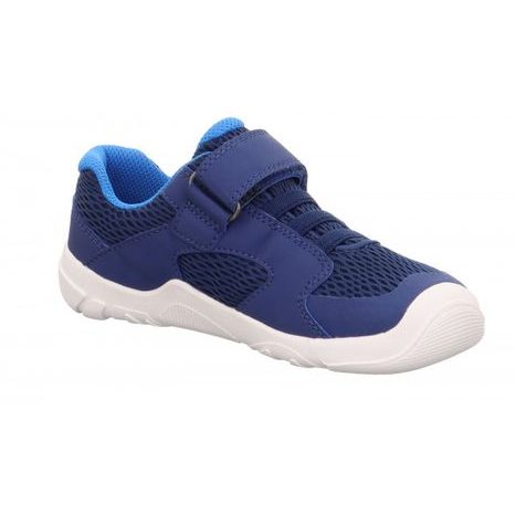 CHLAPECKÉ CELOROČNÍ BOTY BAREFIT TRACE, SUPERFIT, 1-006030-8000, TMAVĚ MODRÁ