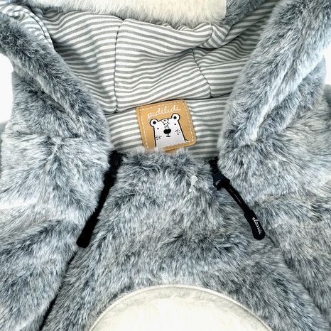 PIDILIDI TÉLI CSECSEMŐ KEZESLÁBAS PD1167-09 SZÜRKE