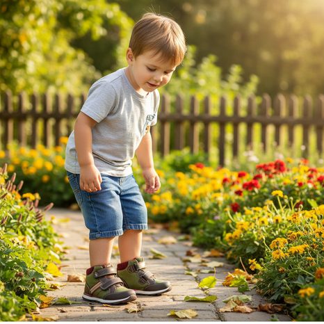 CHLAPČENSKÉ CELOROČNÉ TOPÁNKY BUGGA, B00144-14, KHAKI