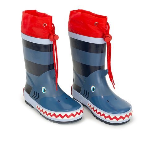 DĚTSKÉ HOLÍNKY GUMOVÉ - POTISK ŽRALOK, PIDILIDI, PL0044-04,  MODRÁ