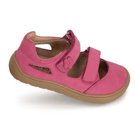 SANDALE PENTRU FETE BAREFOOT PADY KORAL, PROTETIKA, ROȘU