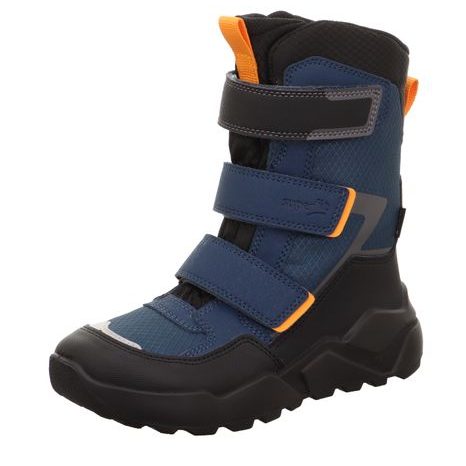Cizme de iarnă pentru băieți ROCKET Blue/Black Gore-Tex, Superfit , 1-000401-8010, albastru