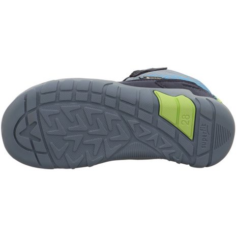 FIÚ EGÉSZ ÉVES BAREFOOT CIPŐ TRACE BLUE/ LIGHT GREEN GTX SUPERFIT 1-006040-8010