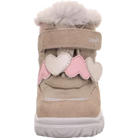 DÍVČÍ ZIMNÍ BOTY HUSKY+ BEIGE/PINK SUPERFIT 1-006061-4000
