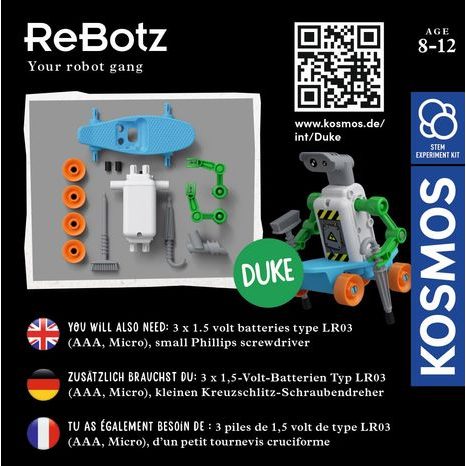 KOSMOS ROBOT DUKE JEZDÍCÍ - DETAIL BALENÍ