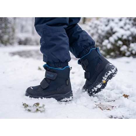 CHLAPČENSKÉ ZIMNÉ TOPÁNKY HUSKY1 BLUE/TURQUOISE SUPERFIT 1-006047-8020