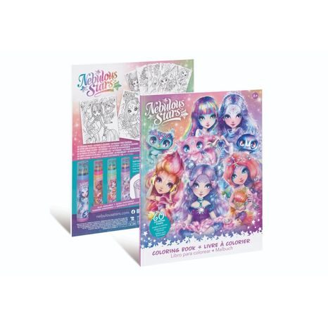 STELE NEBULOASE PAGINA DE COLORAT 22,5X28 CM, NEBULOUS STARS, W037858