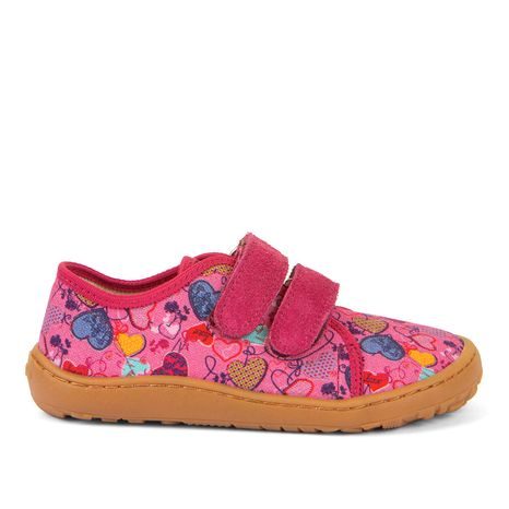 DIEVČENSKÉ BAREFOOT TENISKY CANVAS FUXIA+ FRODDO G1700422-6