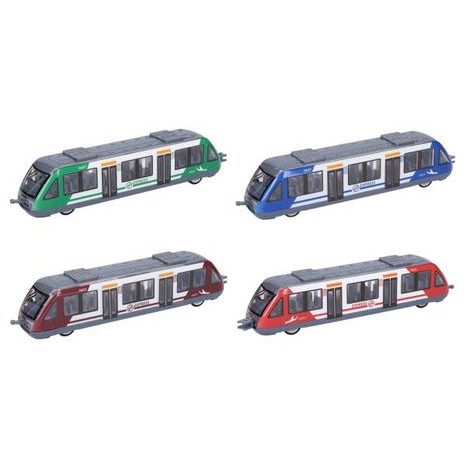 VLAK NA ZPĚTNÉ NATAŽENÍ 17 CM - 4 BARVY
