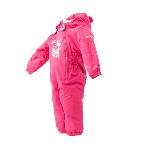 OVERAL ZIMNÍ DÍVČÍ S KOŽÍŠKEM, PIDILIDI, PD1131-03, RŮŽOVÁ