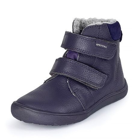 DÍVČÍ ZIMNÍ BAREFOOT BOTY PRO-TEX PROTETIKA - BEKA PURPLE