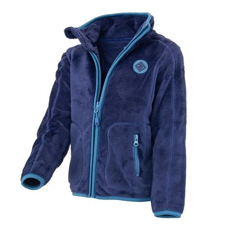 MIKINA CHLAPECKÁ CHLUPATÁ SE STOJÁČKEM, PIDILIDI, PD1139-35, TMAVĚ MODRÁ