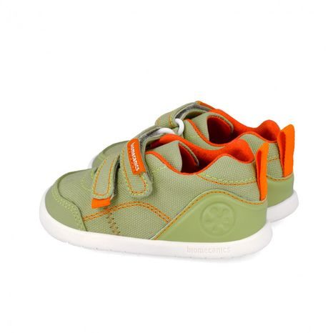 CHLAPČENSKÉ BAREFOOT PLÁTENÉ TENISKY LONA BASICA VERDE BIOMECANISC 262190-B442