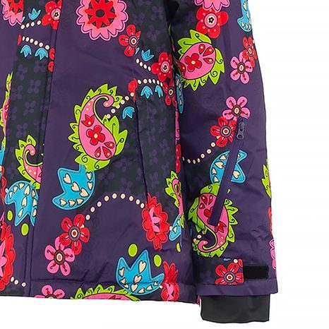 DÍVČÍ BUNDA LYŽAŘSKÁ ZIMNÍ KINDU PIDILIDI, PD1148-06, FIALOVÁ