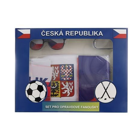 FANDÍCÍ SET ČESKÁ REPUBLIKA - CELÉ BALENÍ