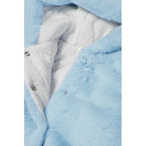 OVERAL KOJENECKÝ ZIMNÍ CHLUPATÝ, MINOTI, BABYPREM 31, MODRÁ