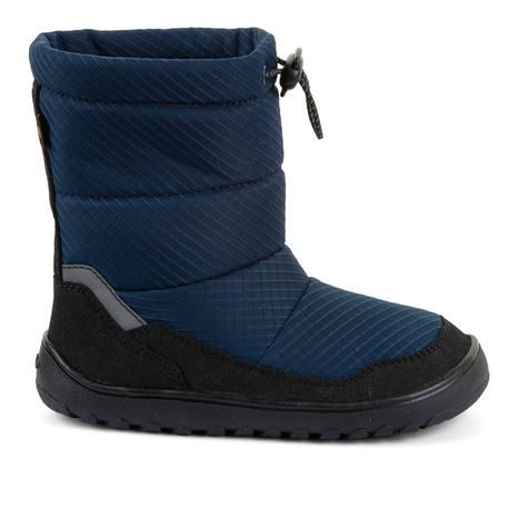 CHLAPČENSKÉ ZIMNÉ BAREFOOT TOPÁNKY UP SNOW TEX BLACK/BLUE FRODDO G3160263-1