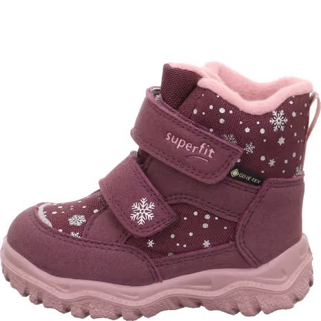 DIEVČENSKÉ ZIMNÉ TOPÁNKY HUSKY1 RED/PINK SUPERFIT 1-006045-5010