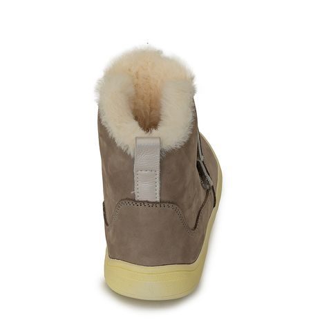 DÍVČÍ ZIMNÍ BAREFOOT BOTY KESY TAUPE, PROTETIKA, ŠEDÁ