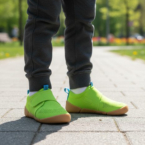 ÎNCĂLȚĂMINTE BAREFOOT PENTRU COPII, SLIP-ON VENTI GREEN SUPERFIT 1-006705-7000