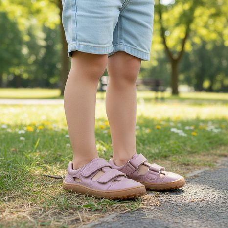 DÍVČÍ BAREFOOT SANDÁLY SANDAL PINK FRODDO G3150291-9