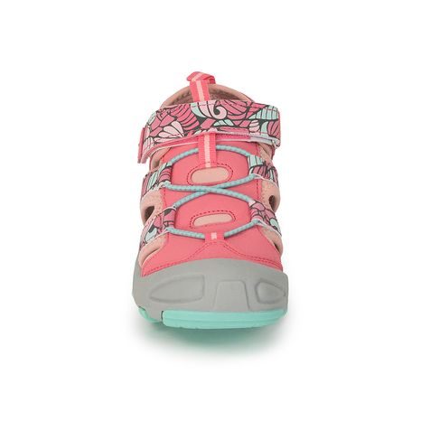 DIEVČENSKÉ SANDÁLE BUGGA LUMA PINK/TURQUOISE - RUŽOVÉ