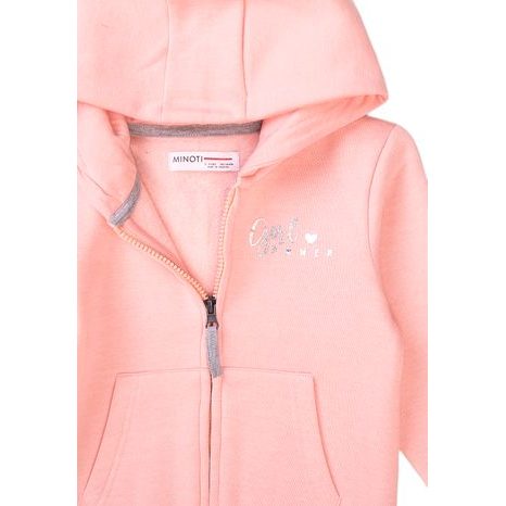 HANORAC PENTRU FETE CU GLUGĂ, MINOTI, 8GZTHRU 3, ROZ