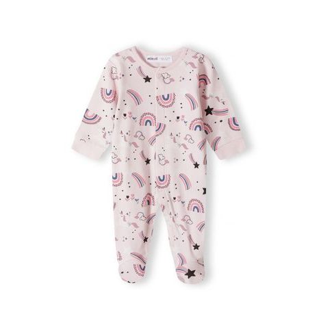 OVERAL KOJENECKÝ 4PACK, MINOTI, 16MBABY 3B, RŮŽOVÁ