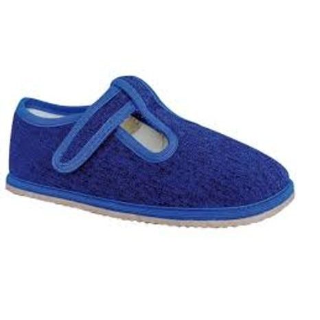 papuče chlapčenské Barefoot RAVEN DENIM, Protetika, tmavě modrá