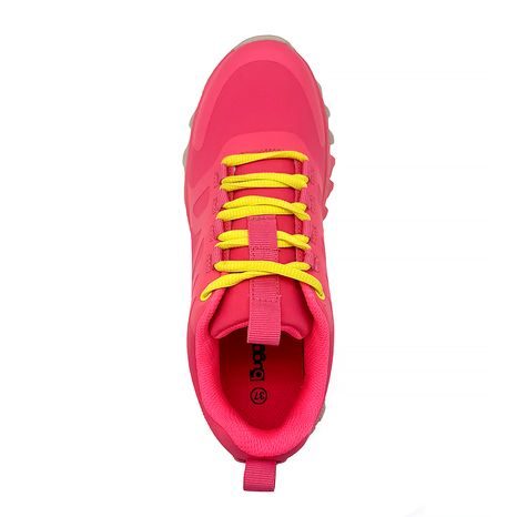 DIEVČENSKÉ OUTDOOROVÉ ŠNUROVACIE TOPÁNKY BUGGA ORZA PINK B00207-03