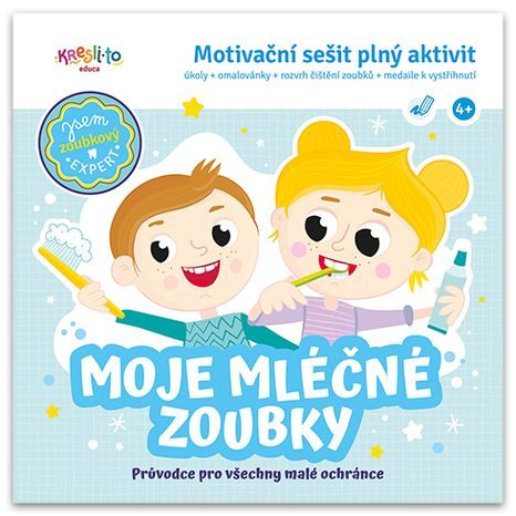 Moje mléčné zoubky - Motivační sešit plný aktivit, Kresli.to, W015125