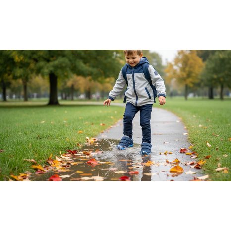 CHLAPČENSKÁ CELOROČNÁ OBUV BAREFIT TRACE, SUPERFIT, 1-006036-8000, MODRÁ