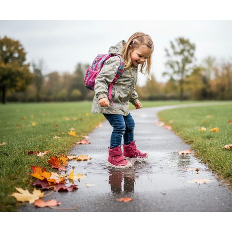 DÍVČÍ CELOROČNÍ OBUV BREEZE  RED/PINK  GORE-TEX, SUPERFIT,1-000367-5000