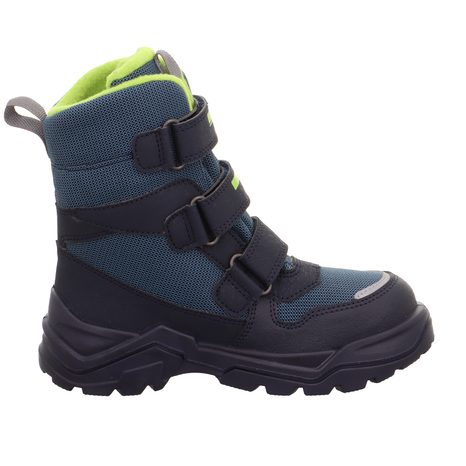 CHLAPČENSKÉ ZIMNÉ TOPÁNKY SNOW MAX BLUE/LIGHT GREEN GTX SUPERFIT 1-002023-8050