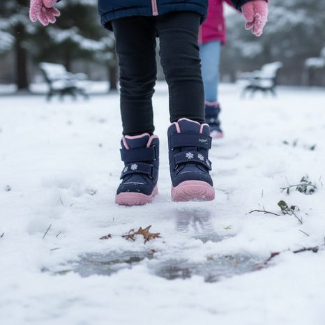 LÁNY TÉLI CSIZMA HUSKY1 BLAU/PINK GORE-TEX, SUPERFIT,1-006045-8030