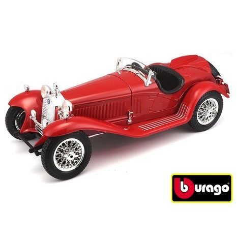 Boburago 1:18 Alfa Romeo 8C 2300 Spider Touring (1932) Red, Bburago, W007237