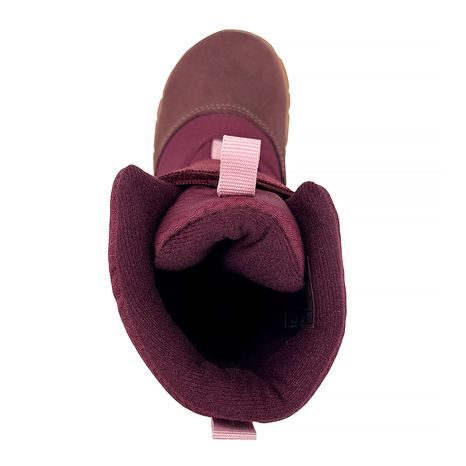 CIZME DE IARNĂ BAREFOOT PENTRU FETE CU MEMBRANĂ VIKI BORDO BUGGA B00212-06