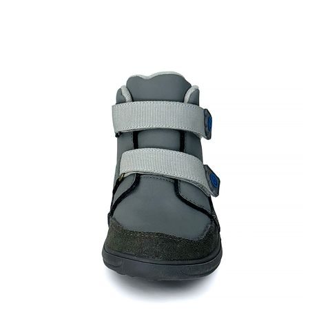 DĚTSKÉ CELOROČNÍ BAREFOOT BOTY BUGGA NUVA DARK GREY B00198-09