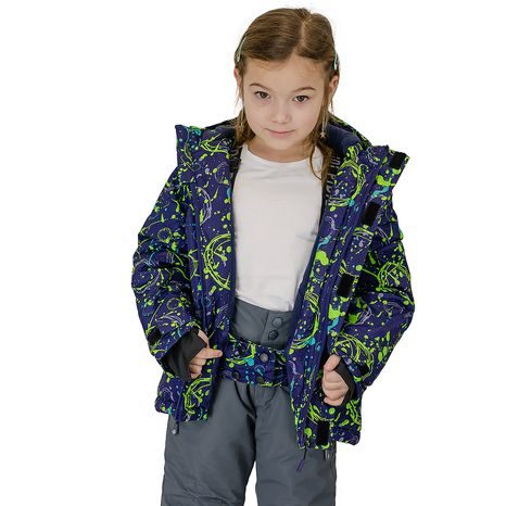 CHLAPECKÁ BUNDA LYŽAŘSKÁ ZIMNÍ LUMUN PIDILIDI, PD1148-04, MODRÁ