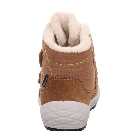 DĚTSKÉ ZIMNÍ BOTY GROOVY 2.0 BROWN/YELLOW GORE-TEX, SUPERFIT,1-106314-3000