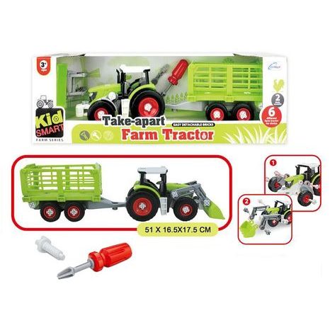 Traktor s vlečkou skrutkovacie 45 cm, Wiky Vehicles, W006507